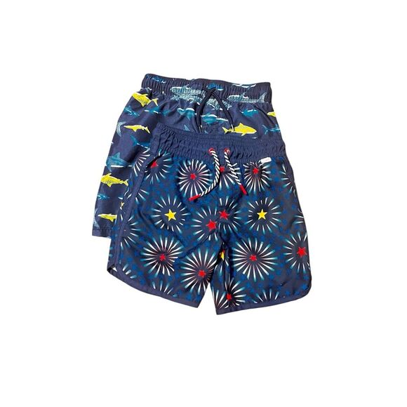 Lot Toddler Boys Swim Trunks Board Shorts Cat & Jack Old Navy Sz 4 / 4T - Picture 1 of 5